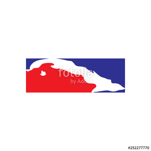 500x500 Cuba Map Logo Vector Icon Element Stock Image And Royalty Free