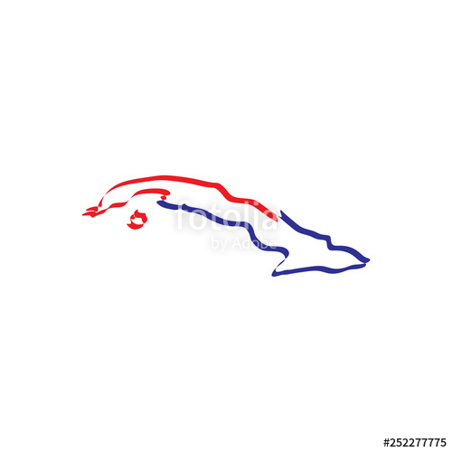 500x500 Cuba Map Vector Icon Element Stock Image And Royalty Free Vector