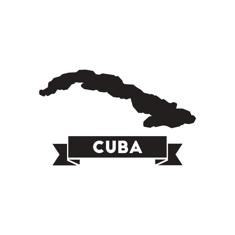 999x1000 Cuba Outline Map Set Vector Free Graphics Uihere