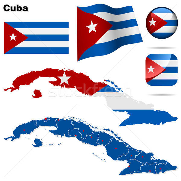 600x600 Cuba Vector Set Vector Illustration Tuulijumala