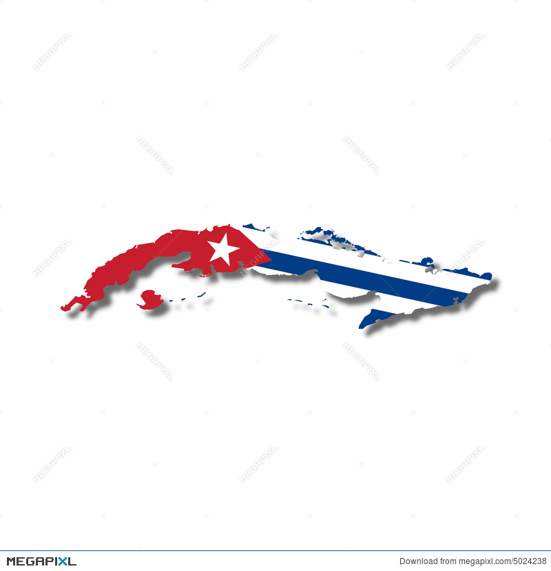 800x830 Map Flag Cuba