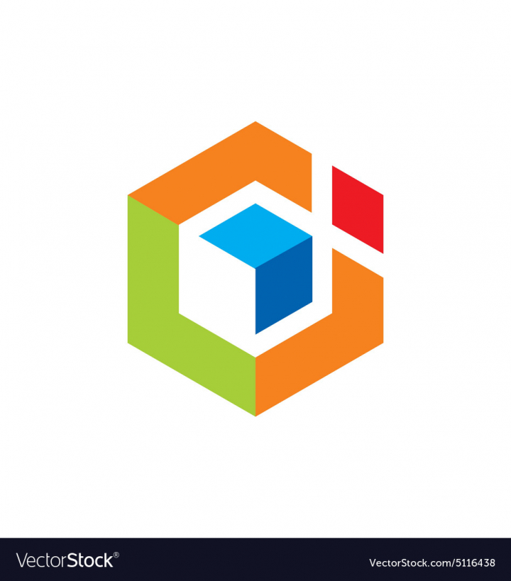 720x819 Abstract Geometry Cube Logo Vectorampnbspimage
