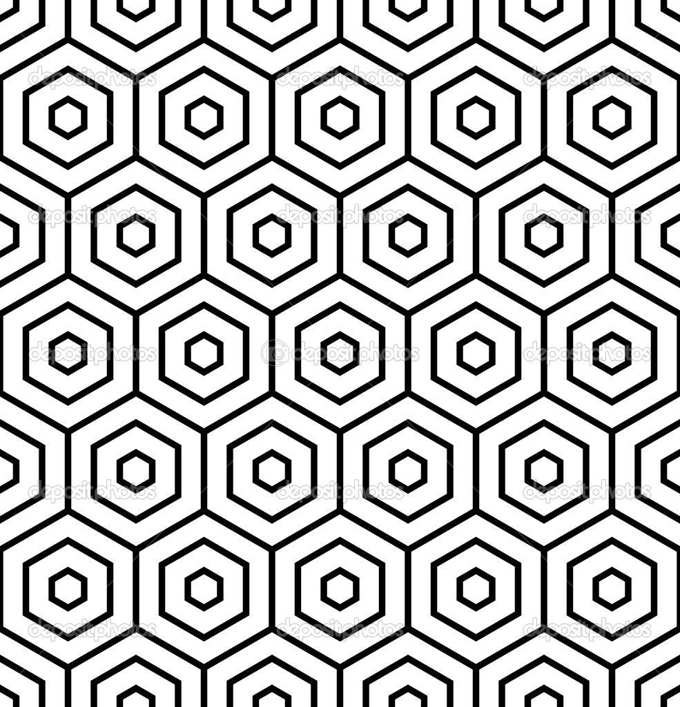985x1024 Hexagons Texture Seamless Geometric Pattern Stock Vector