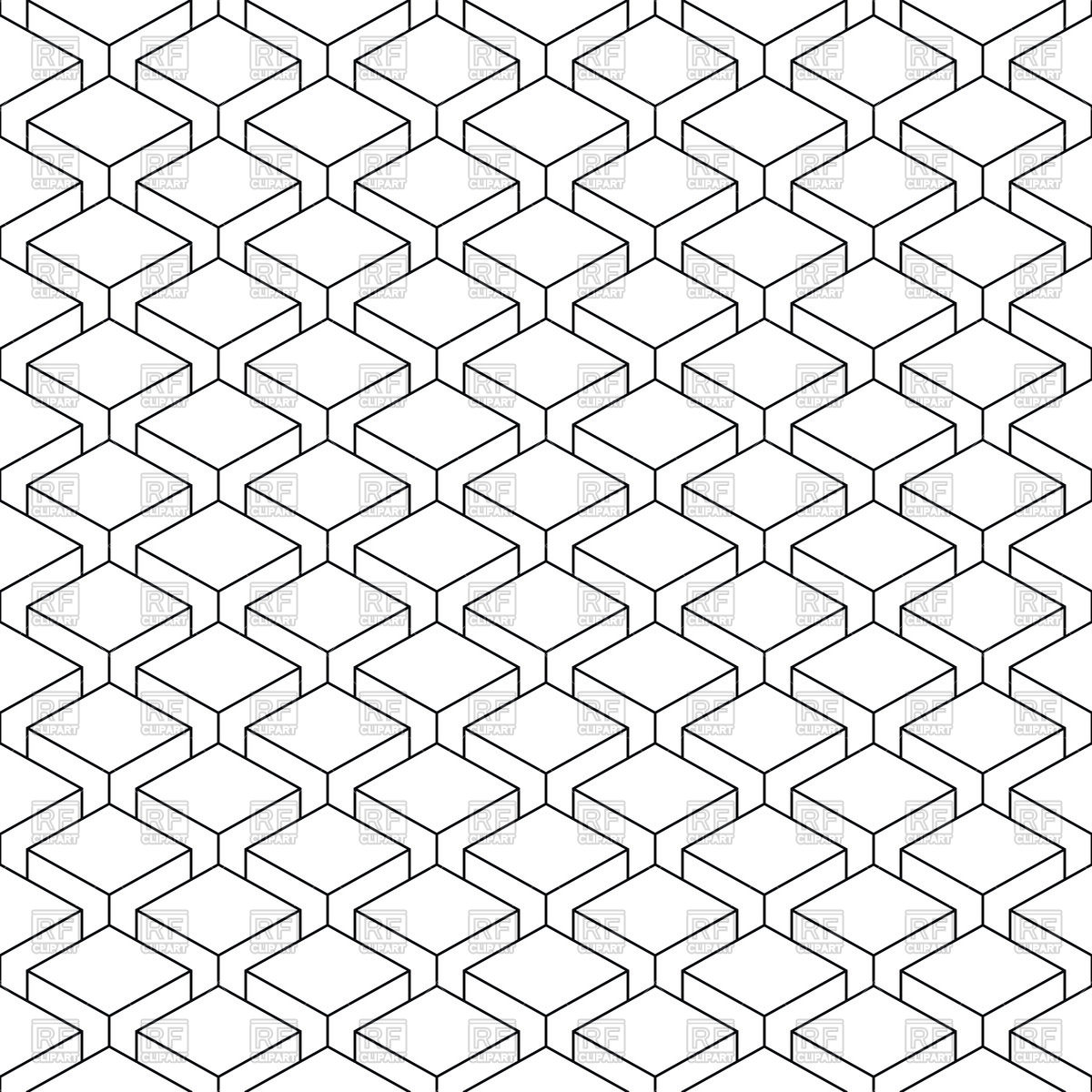 1200x1200 Seamless Pattern Of White Cubes Vector Image Of Backgrounds