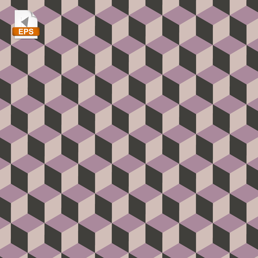 1000x1000 Abstract Purple Pattern Isometric Free Vector Download