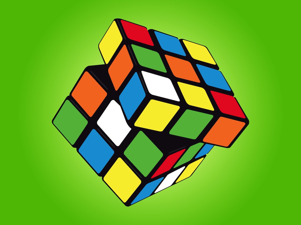 1024x765 Rubik Cube Vector Vector Art Graphics