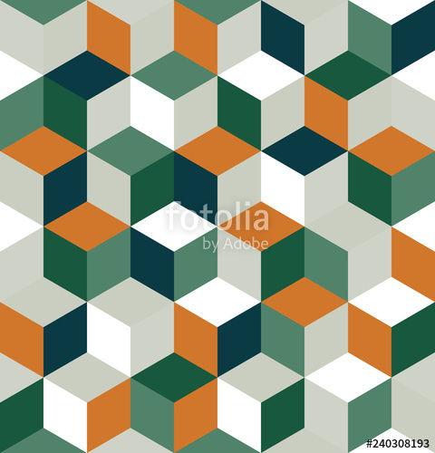 480x500 Seamless Pattern Of Colored Cubes Endless Multicolored Cubic