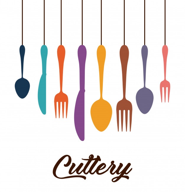 626x651 De Cubiertos De Plata Descargar Vectores Premium