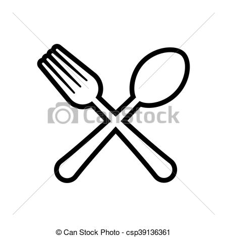 450x470 Producto, Silueta, Cubiertos, Vector, Icon Tenedor
