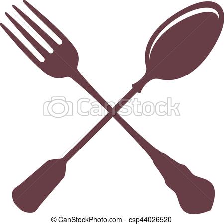 450x451 Tenedor, Aislado, Cuchara, Vector, Cruzado, Plano De Fondo, Blanco