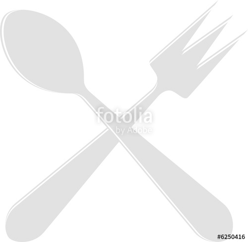 500x489 Cuchara Y Tenedor Stock Image And Royalty Free Vector