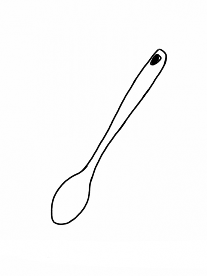 700x933 Cuchara Dibujo Png Vector, Clipart