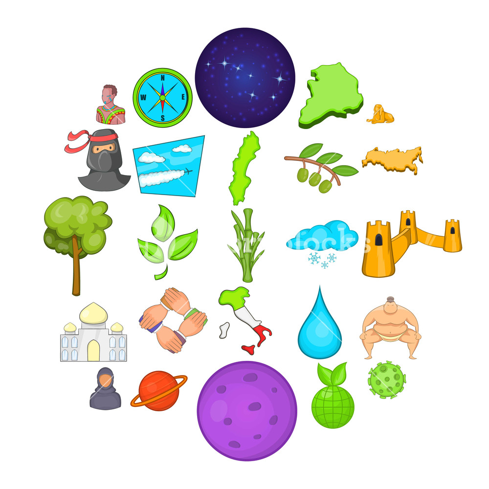 Culture Icons Set Cartoon Set Of Culture Vector Icons For Web 1000x1000 Culture Icons Set Cartoon Set Of Culture Vector Icons For Web