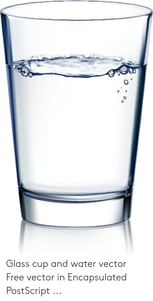 Glass Cup And Water Vector Free Vector In Encapsulated Postscript 500x979 Glass Cup And Water Vector Free Vector In Encapsulated Postscript