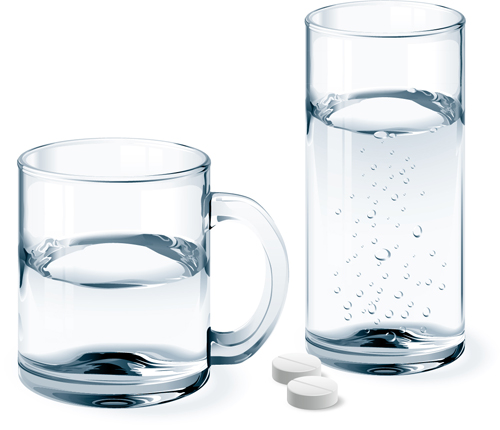 Glass Cup With Water Vectors Set Free Download 500x430 Glass Cup With Water Vectors Set Free Download