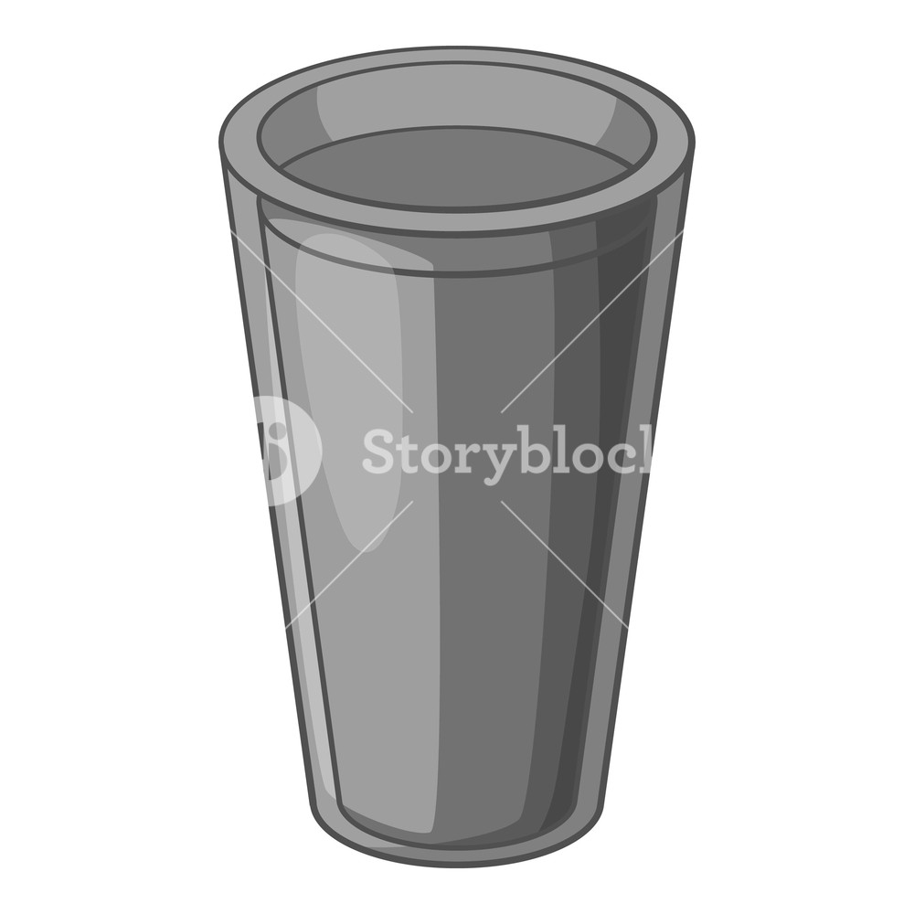 Glass Of Water Icon Gray Monochrome Illustration Of Glass 1000x1000 Glass Of Water Icon Gray Monochrome Illustration Of Glass
