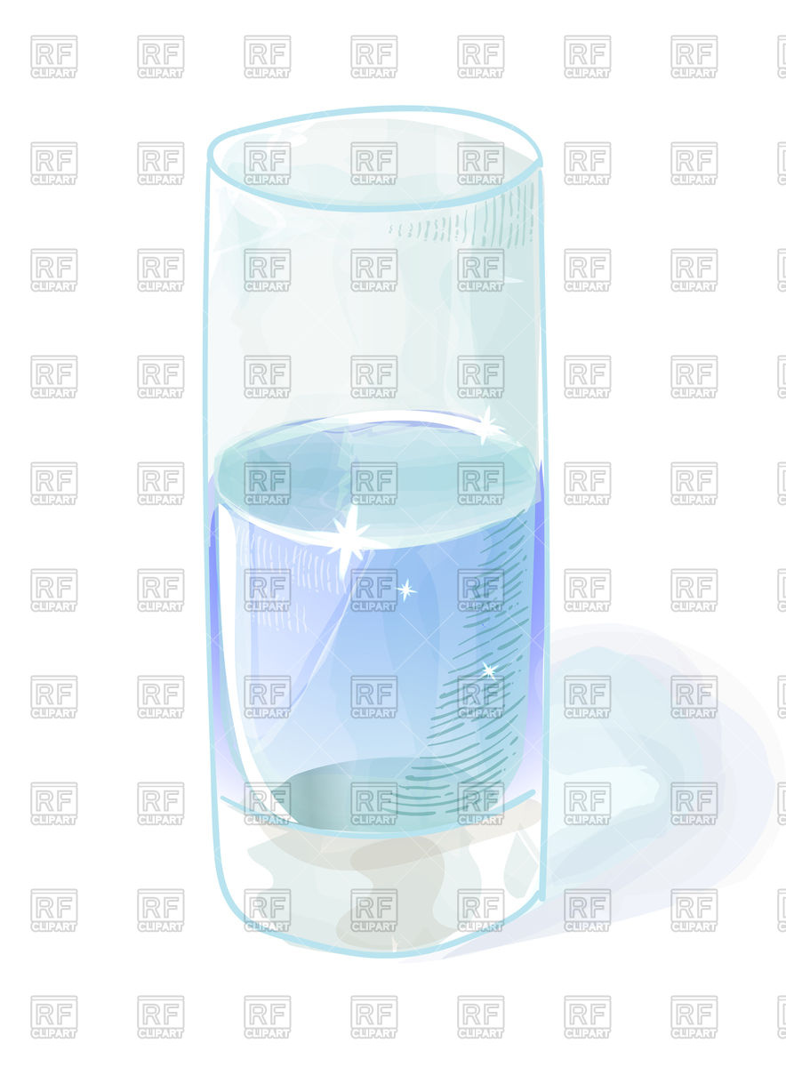 Watercolor Style Glass Of Water Vector Image Of Food And Beverages 884x1200 Watercolor Style Glass Of Water Vector Image Of Food And Beverages