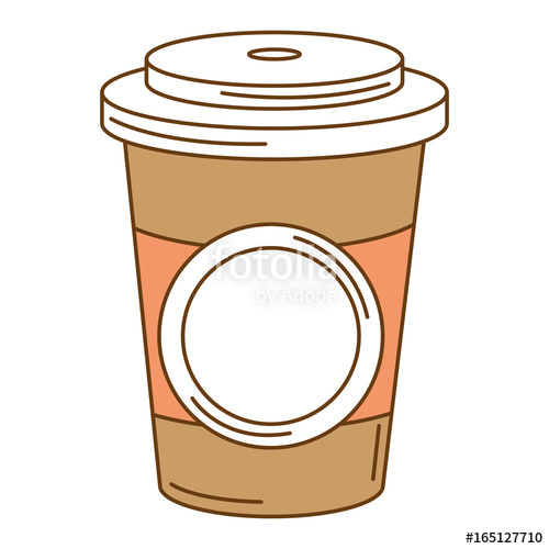 Coffee In Plastic Cup Vector Illustration Design Stock Image 500x500 Coffee In Plastic Cup Vector Illustration Design Stock Image