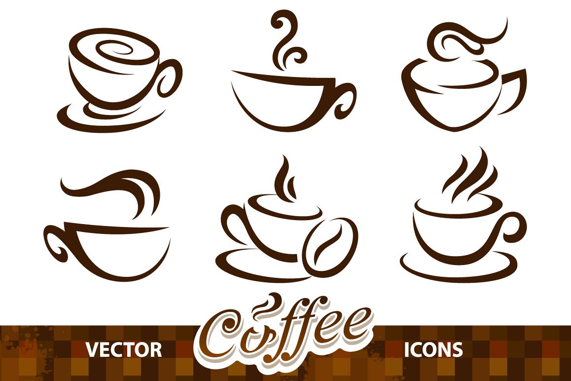 Coffee Cup Vector Icons 1158x772 Coffee Cup Vector Icons