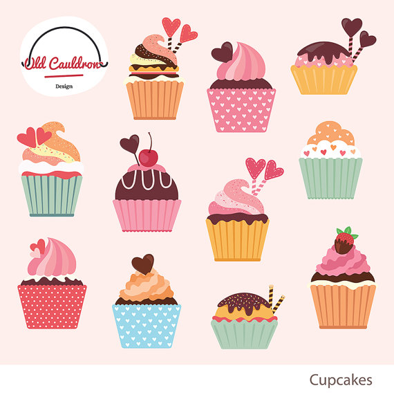 Cupcake Clipart Vector at Vectorified.com | Collection of Cupcake ...