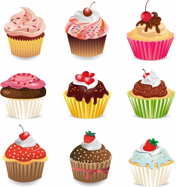 563x600 Download Free Clipart Cupcake Images Vector Download