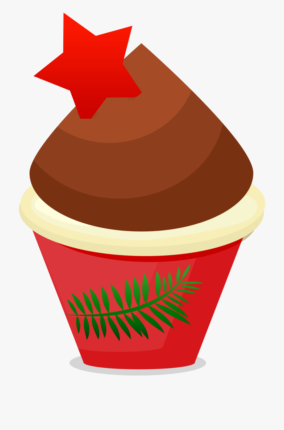 920x1392 Free Christmas Cupcake Clipart