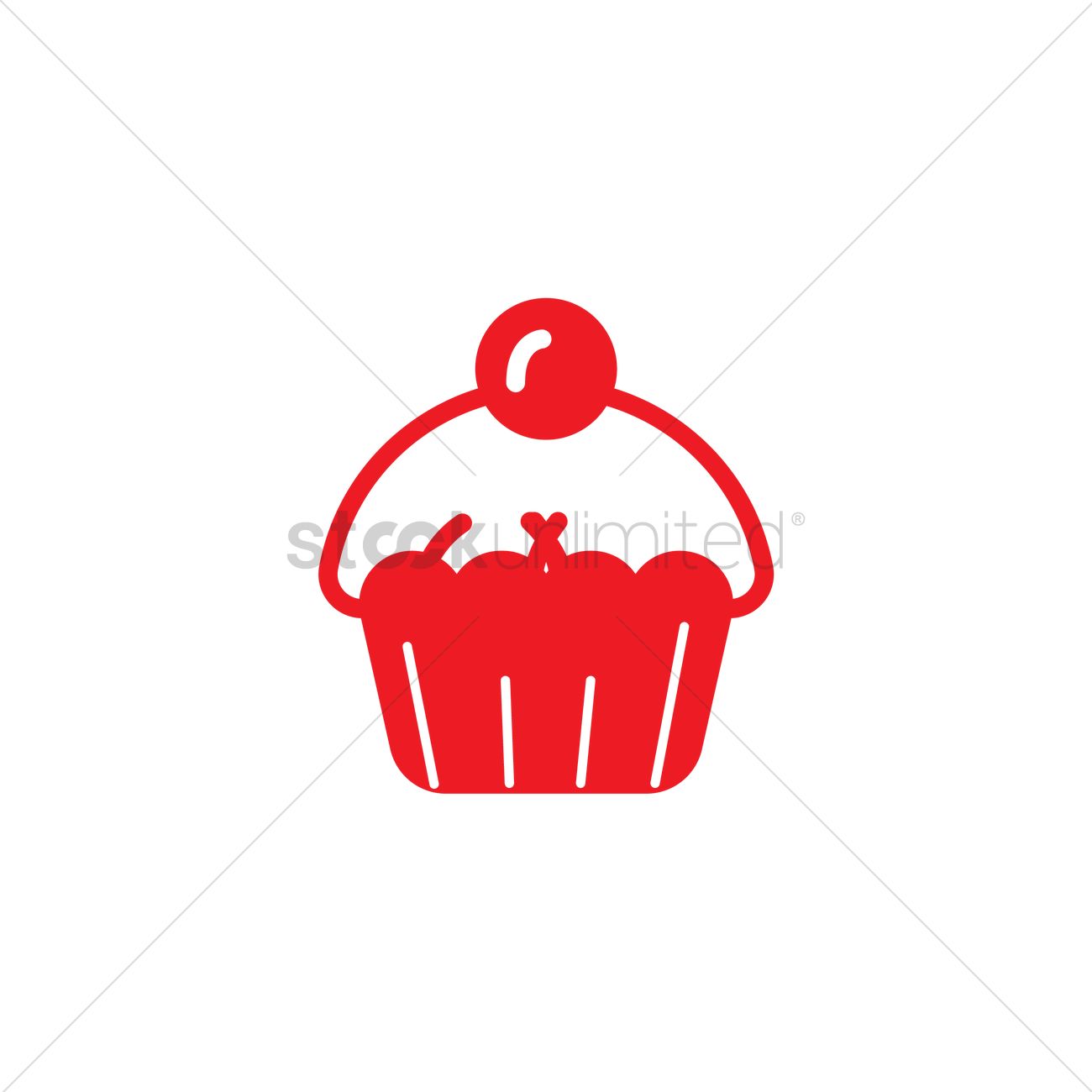 Cupcake Icon Vector Image 1300x1300 Cupcake Icon Vector Image
