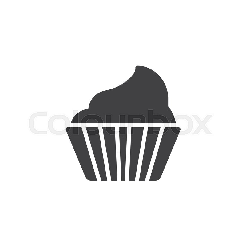 Cupcake Icon Vector, Filled Flat Sign, Stock Vector Colourbox 800x800 Cupcake Icon Vector, Filled Flat Sign, Stock Vector Colourbox