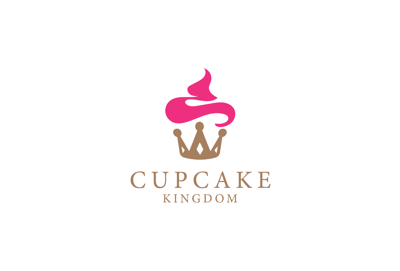 1360x920 Sold Cupcake Kingdom Logo Design Logo Cowboy