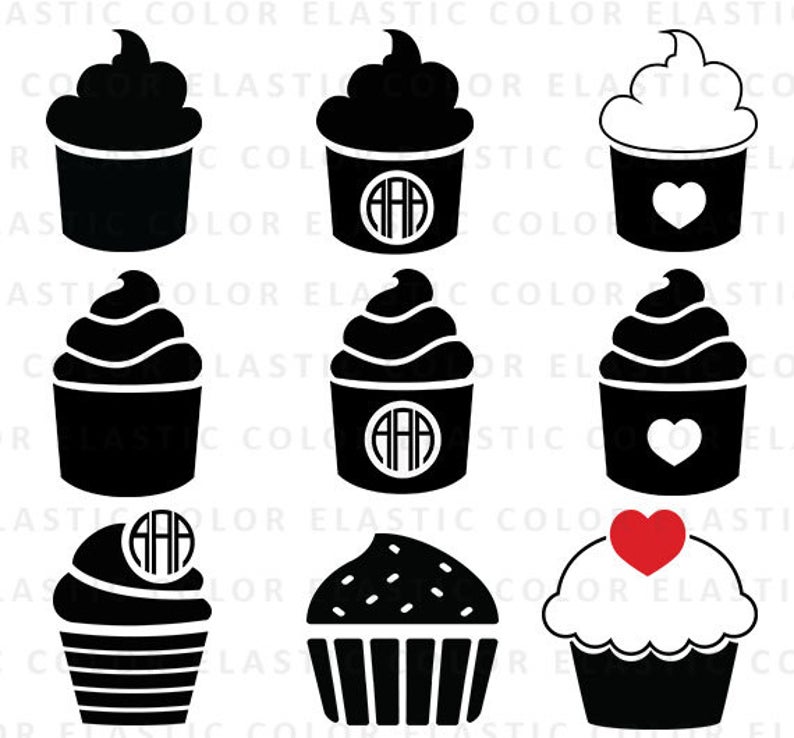 794x738 Cupcake Cupcake Clipart Cup Cake Digital Download Etsy