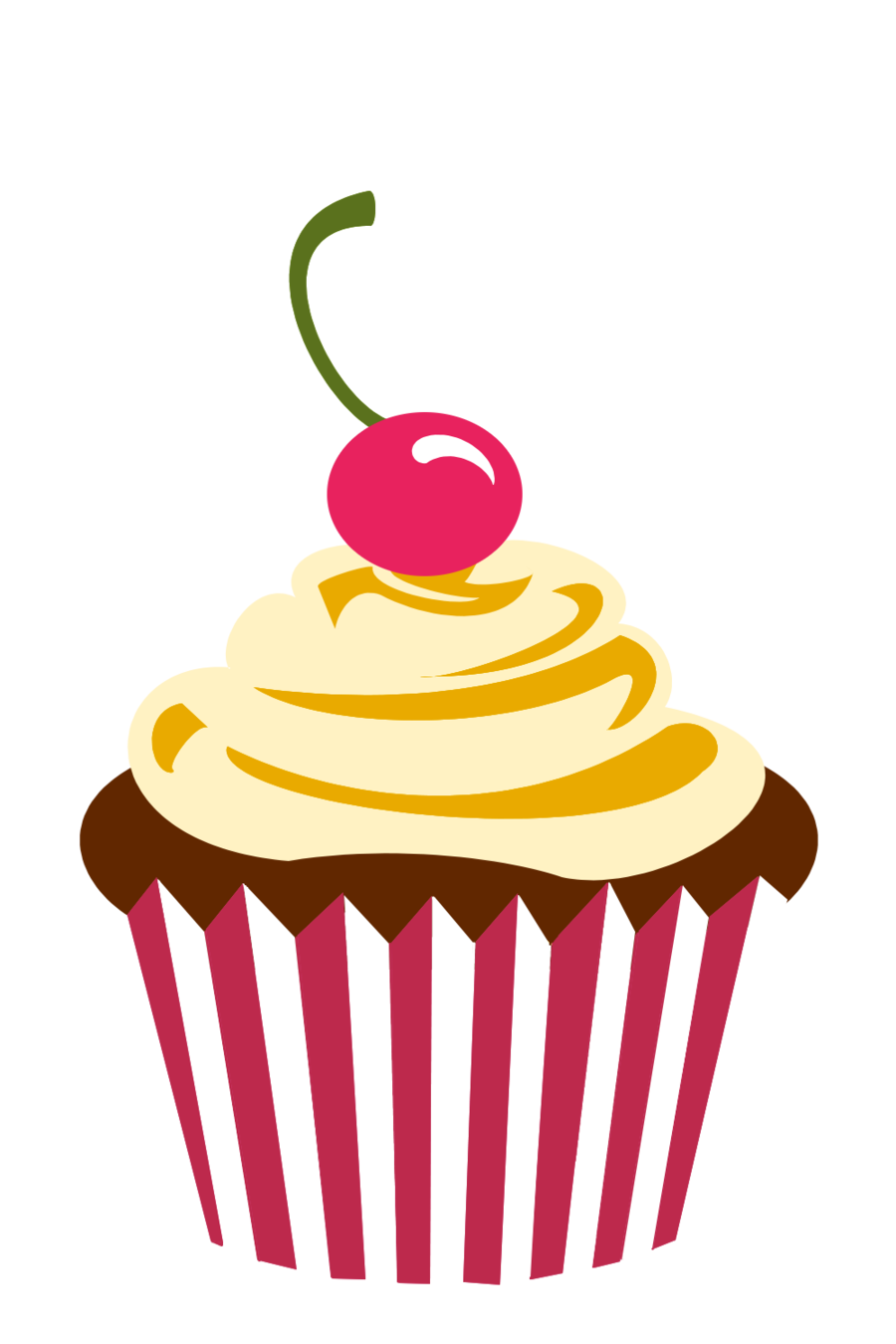 900x1350 Cupcake Vector Png Clipart Images Gallery For Free Download