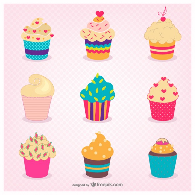 Cupcake Vector Art at Vectorified.com | Collection of Cupcake Vector ...