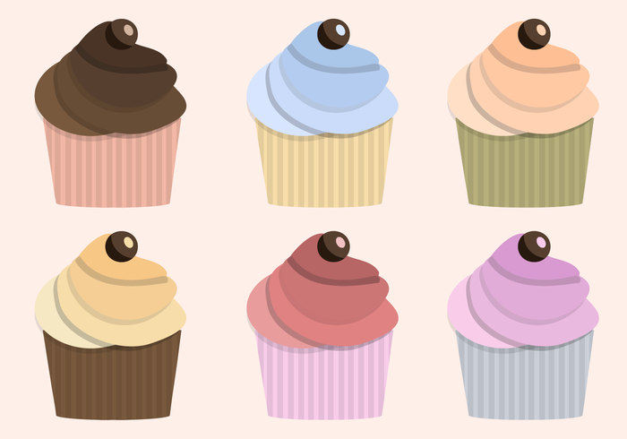 700x490 Free Cupcake Vector