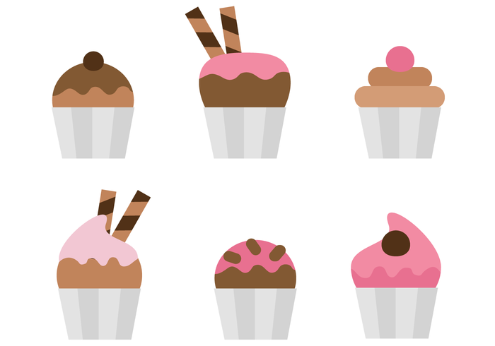 700x490 Free Cupcakes Vector