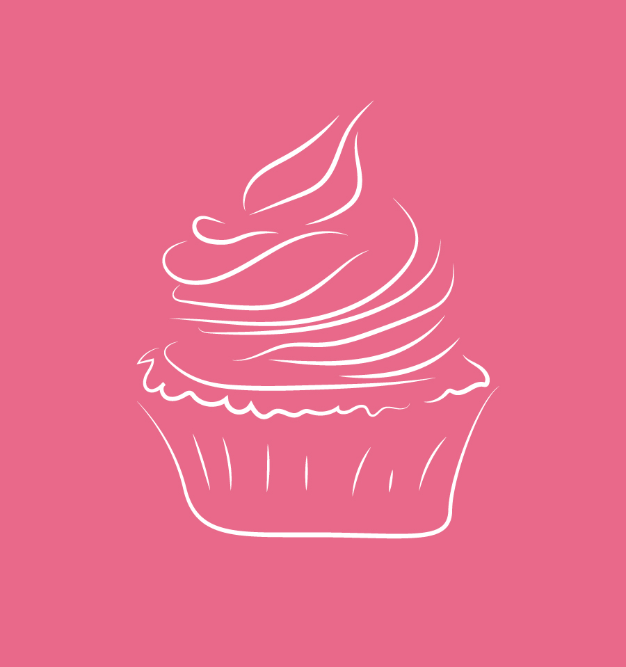 900x959 Pink Cupcake Vector Clip Art
