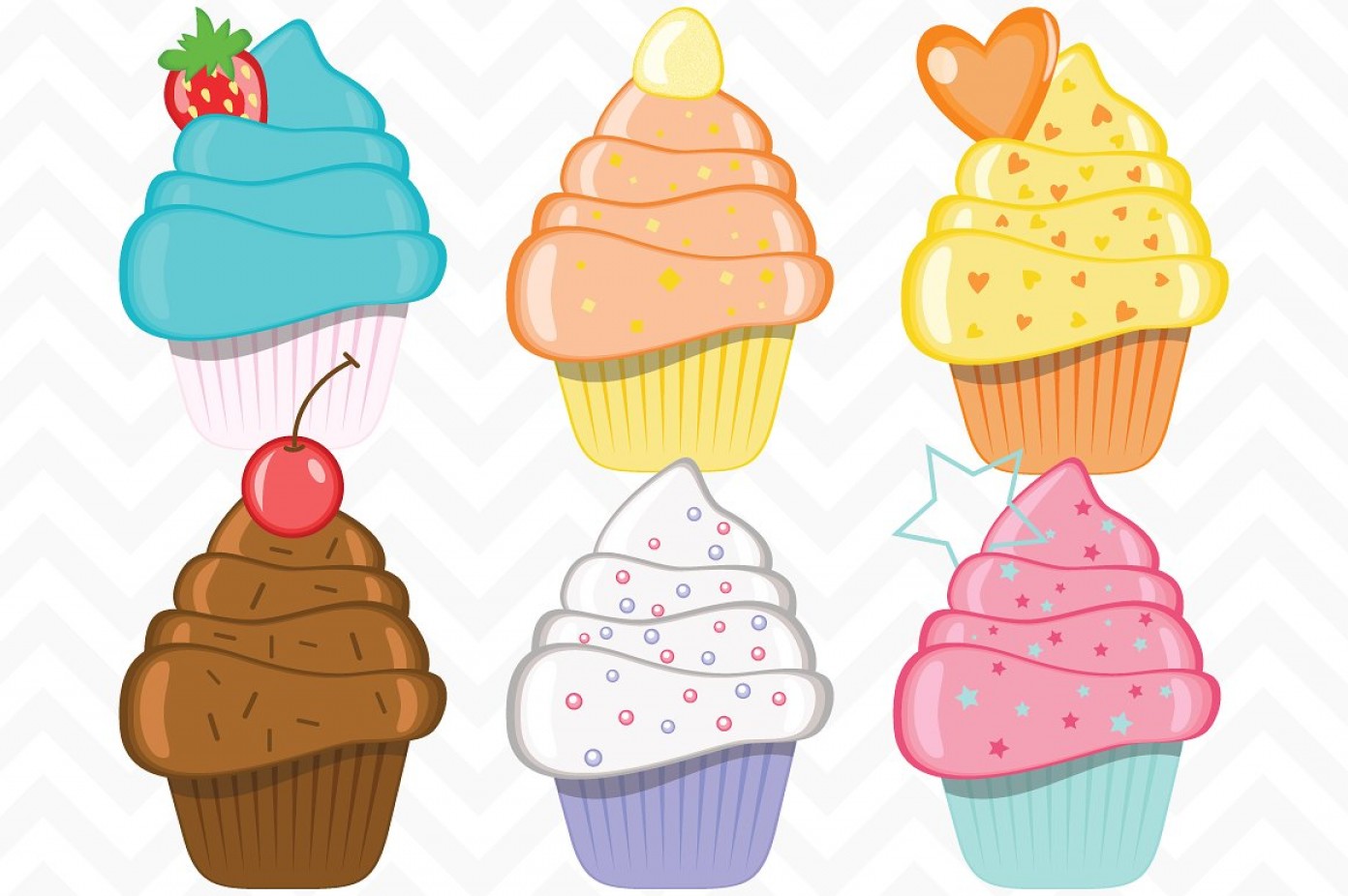 1392x926 Clip Art Birthday Cupcakes Vector Soidergi