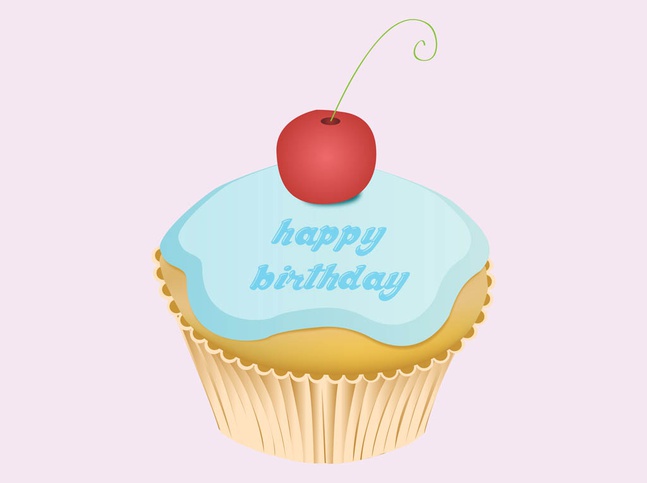647x483 Birthday Cupcake Vector Free Over Millions Vectors, Stock Photos
