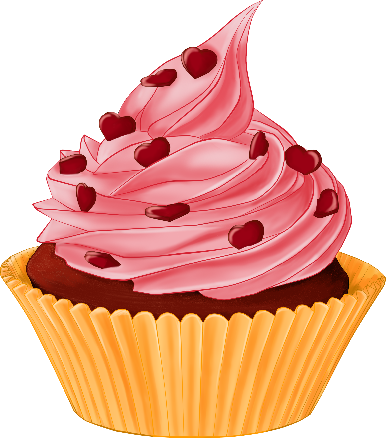 1550x1757 Cupcake Png Hd Transparent Cupcake Hd Images