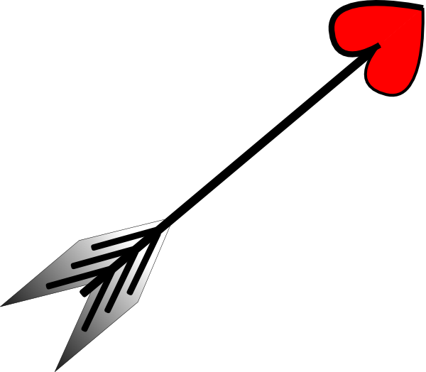 600x524 Cupid Arrow Png Vector, Clipart