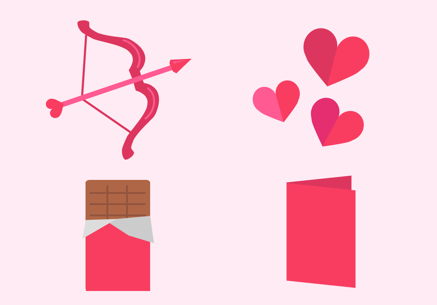 1400x980 Cupid's Bow Vector