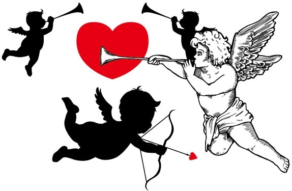 574x375 Cupid Vector Free Vector In Encapsulated Postscript