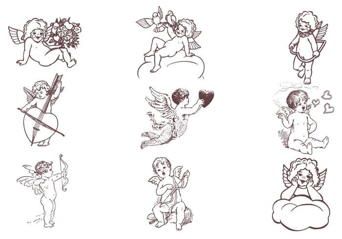 700x490 Baby Cupid Vector Pack