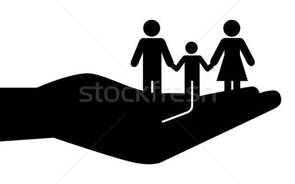 Family Or Community Cupped On Hand Vector Illustration Marco 600x374 Family Or Community Cupped On Hand Vector Illustration Marco