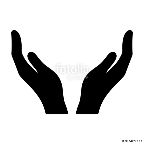 Hands Icon Cupped Hands Vector Stock Image And Royalty Free 500x500 Hands Icon Cupped Hands Vector Stock Image And Royalty Free