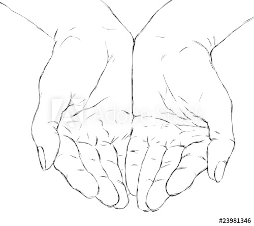 Cupped Hands Vector at Vectorified.com | Collection of Cupped Hands
