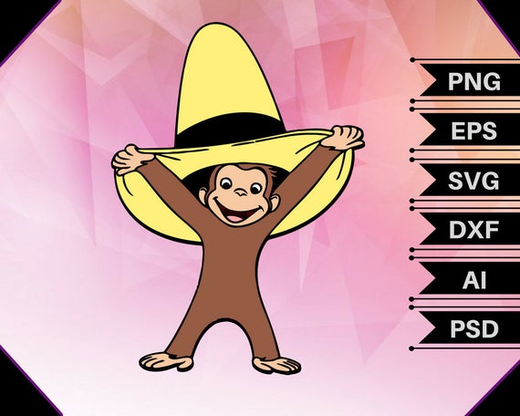 Curious George Hatgeorge Vectorcurious George Svggeorge Etsy 570x456 Curious George Hatgeorge Vectorcurious George Svggeorge Etsy