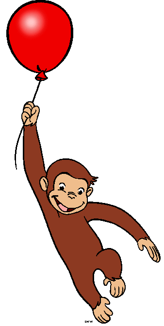 Curious George With A Ballon 338x673 Curious George With A Ballon