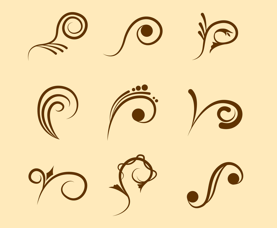 1136x936 Free Curlicues Vector Vector Art Graphics