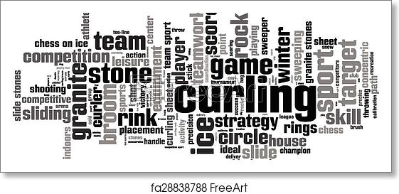 561x273 Free Art Print Of Curling
