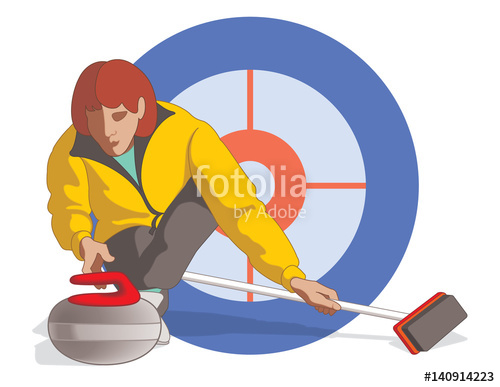 Curling Rock Vector at Vectorified.com | Collection of Curling Rock ...